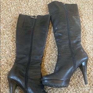 High heeled boots